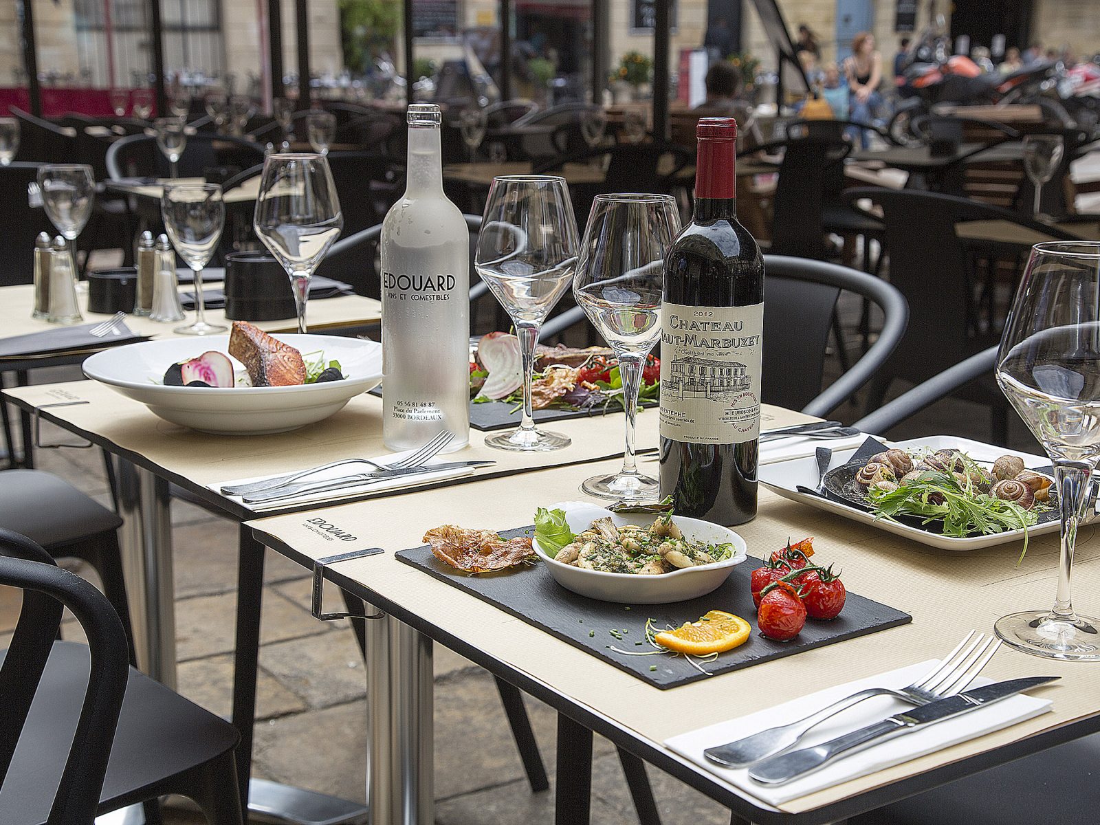 En terrasse chez Édouard